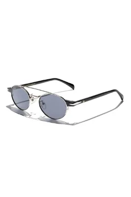 EYE OF HORUS EOH4019 C1 Gümüş/Siyah Metal Unisex Güneş Gözlüğü