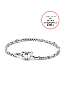 Pandora Moments Trok Örgülü Zincir Bileklik