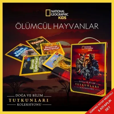 National Geographic Kids - Ölümcül Hayvanlar Seti - 5 Kitap Takım - Doğa ve Bilim Tutkunları Koleksi