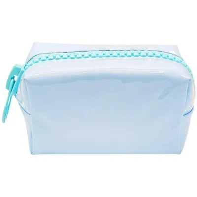 Unicus-Uncs-975-1 Big Zip Pastel Rugan Makyaj Çantası Mavi