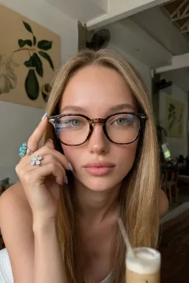 Eyesofia Havana Leopar Çerçeveli Retro Mavi Işık Korumalı Ultra Hafif Kadın Blue Block Gözlüğü