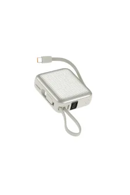 realpower 10000mAh Powerbank 22.5W Kablolu ve Led Display