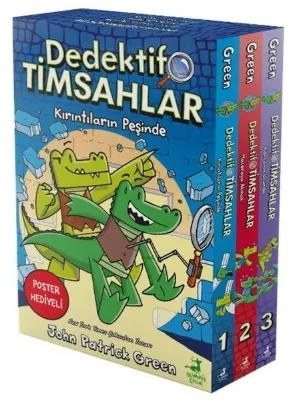 Dedektif Timsahlar 1 - 2 - 3 Seti - 3 Kitap Takım - Kutulu