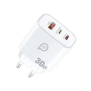 Piili 30w Pd - Q3.0 Usb Lightning Type-c Adaptör - Beyaz