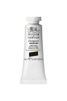 Winsor & Newton Designers Guaj Boya 14ml Lamp Black 337 S.1