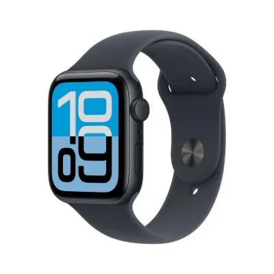 Apple Watch SE 3 GPS 40mm Gece Yarısı Alüminyum Kasa ve Gece Yarısı Spor Kordon - S/M