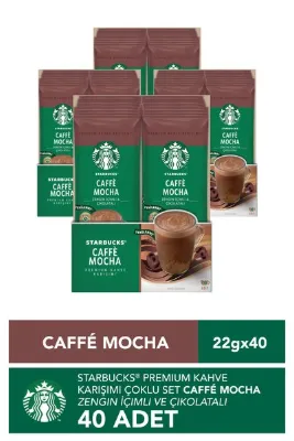 Starbucks Caffe Mocha Premium Kahve Karışımı 22 gr x 40 Adet