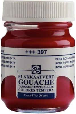 TALENS GOUACHE JAR 16ML PERM. ROSE MAG.
