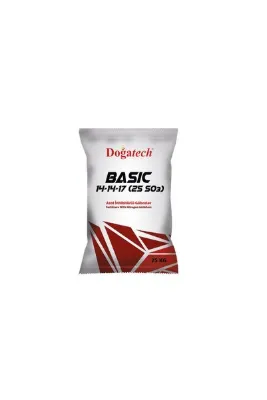 DOĞATECH Basic 14-14-17 + (25 SO3) Granül Yavaş Salınımlı Çim ve Bitki Gübresi 25 KG
