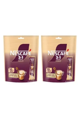 Nescafe Gold 3in1 Yoğun İçim 17 gr 10 lu x 2 Adet
