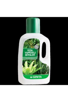 Genta Yeşil Yapraklı Bitkiler Sıvı Bitki Besini 500 ml – İz Elementli Klorofil Canlandırıcı Formül