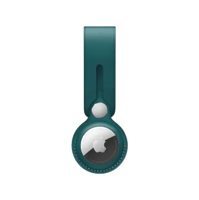 Apple AirTag Leather Loop- orman yeşili