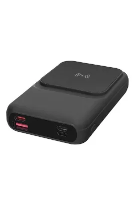 S-LINK P135 10000mAh 15W Magsafe Dahili Kablo Siyah Gizli LED Taşınabilir Pil Şarj Cihazı Power