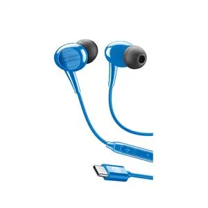 CELLULARLINE MUSIC SOUND TYPE C SİLİKONLU KULAKLIK - MAVİ