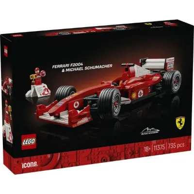 LEGO Icons Ferrari F2004 ve Michael Schumacher 11375