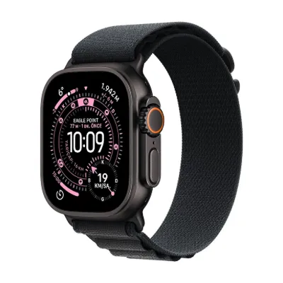 Apple Watch Ultra 3 GPS + Cellular 49mm Siyah Titanyum Kasa ve Siyah Alpine Loop - Orta Boy