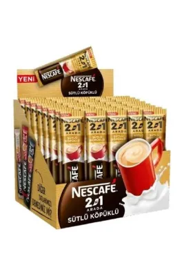 Nescafe 2si1 ARADA SÜTLÜ KÖPÜKLÜ 48'Lİ