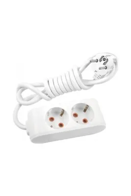 VİKO Multi-let 2li Topraklı 1 Metre Priz (beyaz)