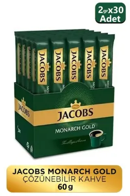 Jacobs Monarch Gold 2 Gr x 30'lu Adet Çözülebilir Kahve