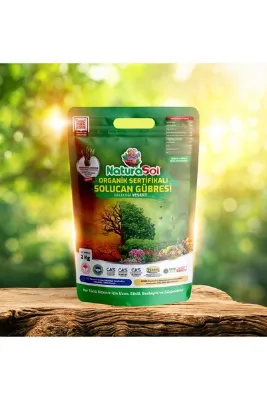Naturasol ORGANİK SERTİFİKALI Katı Solucan Gübresi 2 Kg - Sebze-Meyve, Çiçekler, İç & Dış Mekan, Süs Bitkileri
