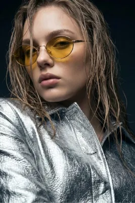 Bilge Karga Brina Gold Yellow Güneş Gözlüğü