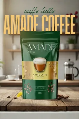Amade Karahindiba İçeren Detox Kahve Karışımı Latte Yumuşak İçim 200 Gr