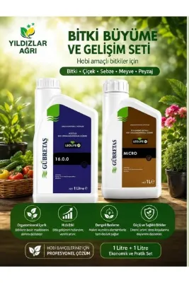 GÜBRETAŞ Bitki Hızlı Gelişim Seti (Leolife-M 16.0.0 + Leolife-M MİCRO)