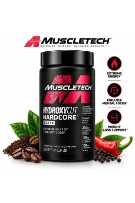 MUSCLETECH Hydroxycut Hard.core Elite L-Carnitine L-Tartrate L-Theanine Green coffee Burner 110 Cap