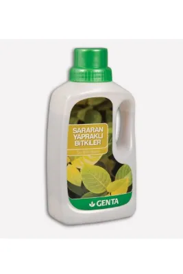 Genta Sararan Yapraklı Bitkiler Için Özel Gübre 500 Ml