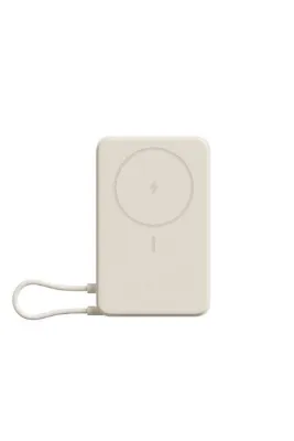 Xiaomi 10000 mAh Standlı Manyetik Kablosuz Dahili Type-C Kablolu Hızlı Şarj Powerbank Hafif Kahve