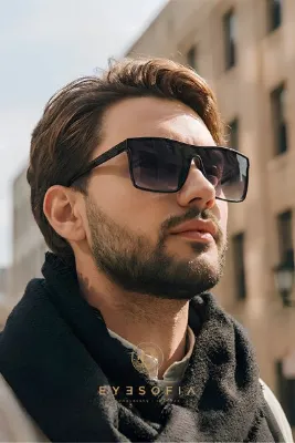 Eyesofia Sureyye Siyah Unisex Yüksek Kalite Lüx Güneş Gözlüğü