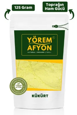 Gülçehre Anadolu'nun Kadim Madenlerinden Toprağın Altın Tozu Doğal Zırh Yüksek Saflıkta Kükürt | 125Gr.