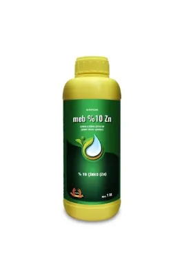 Mebor Meb10Zn Meb %10 ZN Çinkolu Sıvı Yaprak Gübresi 1 Litre