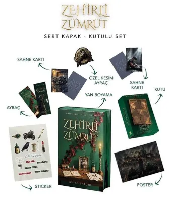 Zehirli Zümrüt - Yan Boyamalı Kutulu Set