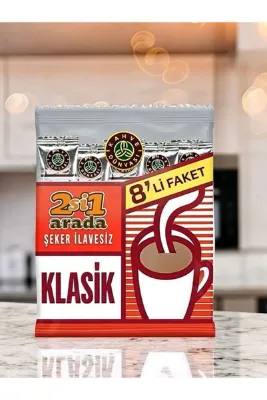 Kahve Dünyası 2'si 1 Arada Klasik Hazır Kahve 8'li Paket