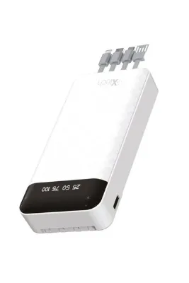İXTECH 20.000 Mah Powerbank Kablosuz Şarj Cihazı Beyaz