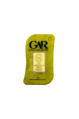 Garanti Altın Rafineri 1 gr 24 Ayar GAR Gram Altın