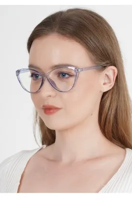 LOOKUP Mavi Işık Korumalı Gözlük Anti Blue Light Optik Uyumludur (Camları Değişebilir) Cat Eye Çerçeve
