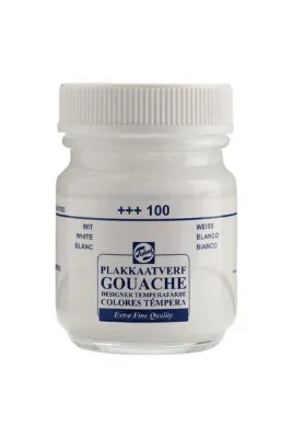 Talens Gouache Jar 50ml Guaj Boya White / 100