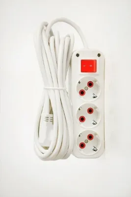 Amiral elektrik 2 Mt. Ara Kablosu Grup Priz 3'lü Uzatma Kablosu Üçyol