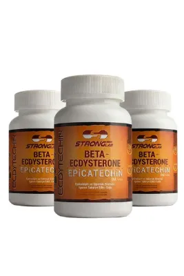 Strong Lab StrongLab Ecdytechin Beta-Ecdysterone & Epicatechin 3'lü Fırsat Paketi - Kas Gelişimi Destekleyici