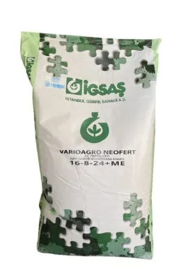 İGSAŞ 16 8 24 İz Elementli Damla Sulama Yaprak Toz Npk Gübresi 25 Kg