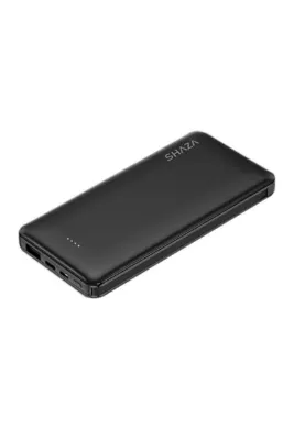 sarıbalon Shaza 4'ü 1 Arada 10.000 mAH Smart Chip Siyah Powerbank