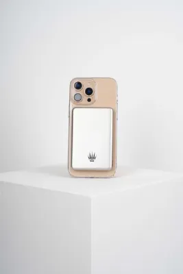 WATCHOFROYAL POWER BANK MAGNETIC Q26A FAST CHARGE 10000MAH PD TYPE-C 20W - TITANIUM GOLD