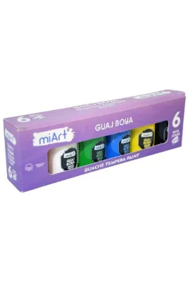 MİART Guaj Boya Tempera 6 Lı Set 30 Ml