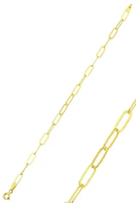 Söğütlü Silver Gümüş altın yaldızlı ataç bileklik SGTL12264GOLD