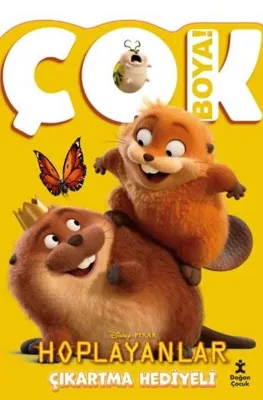 Disney Pixar Hoplayanlar-Çok Boya! Çıkartmalı Dev Boyama Kitabı