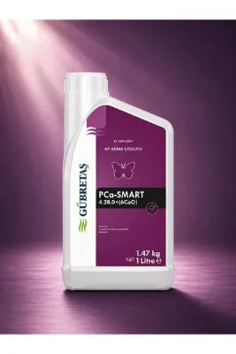 GÜBRETAŞ PCa-SMART 1Lt 4.28.0+(6cAO) (Fosfor, Kalsiyum ve Azot İçerikli Sıvı Gübre)