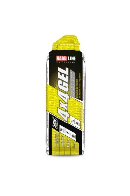 Hardline Nutrition 4x4 Gel Tuzlu (60ml 1 Adet) Karbonhidrat, Magnezyum, Potasyum, Sodyum İçeren Enerji Jeli