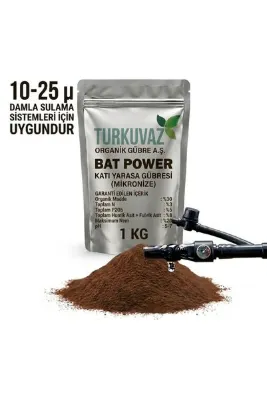 Turkuvaz 1 Kg Organik Verim Arttırıcı Mikron Toz Yarasa Gübresi (katkısız-yüksek Organik Fosfor)